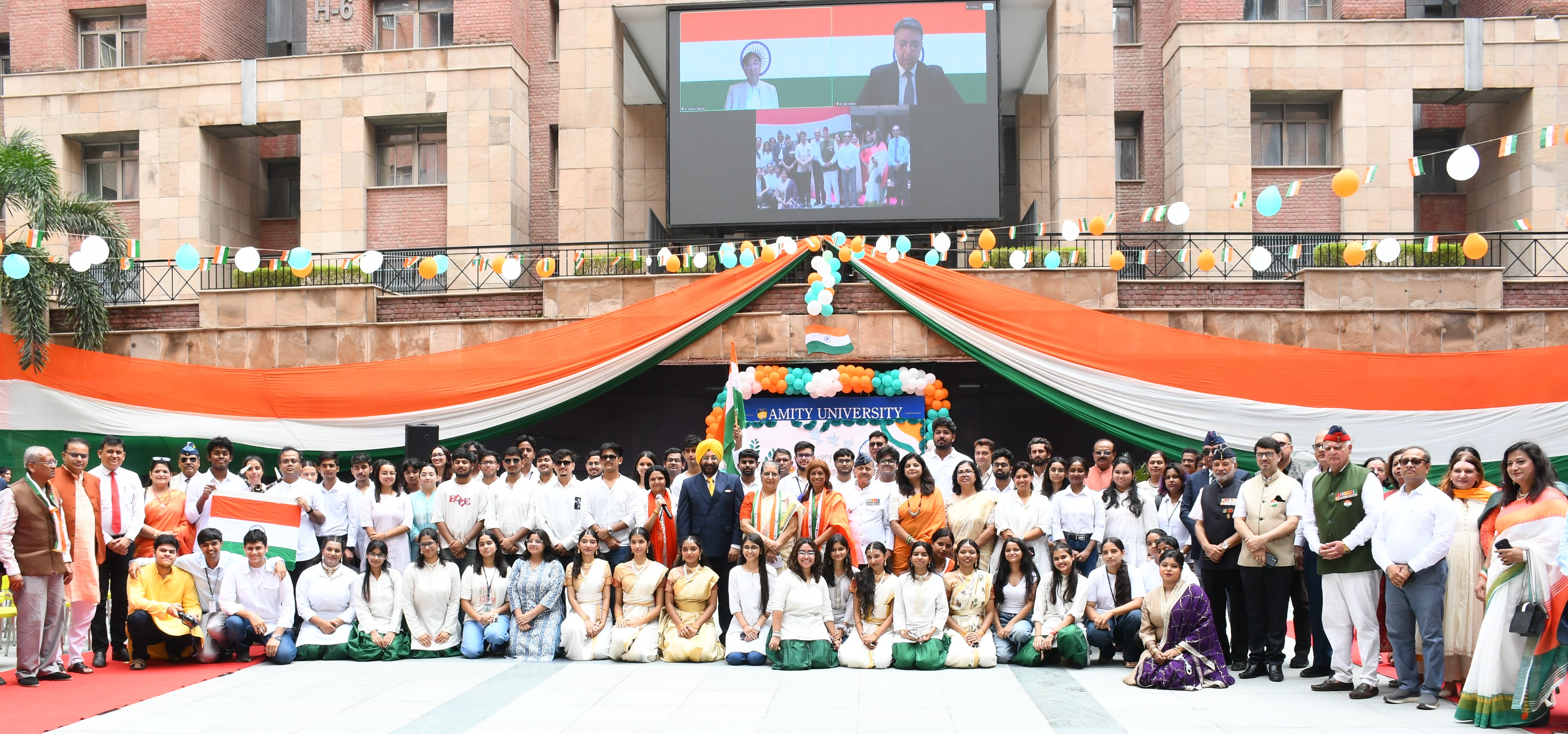 Amity University Celebrates 80th Independence Day with Patriotic Fervour and National Pride